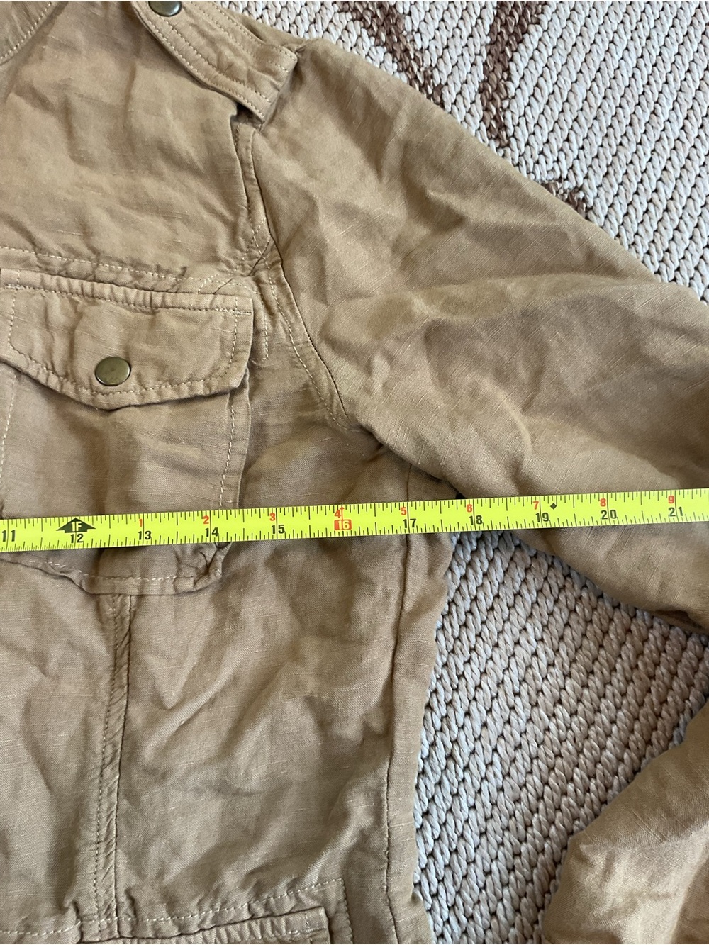 Lucky Brand Light Brown Utility Jacket - Picture 4 of 6